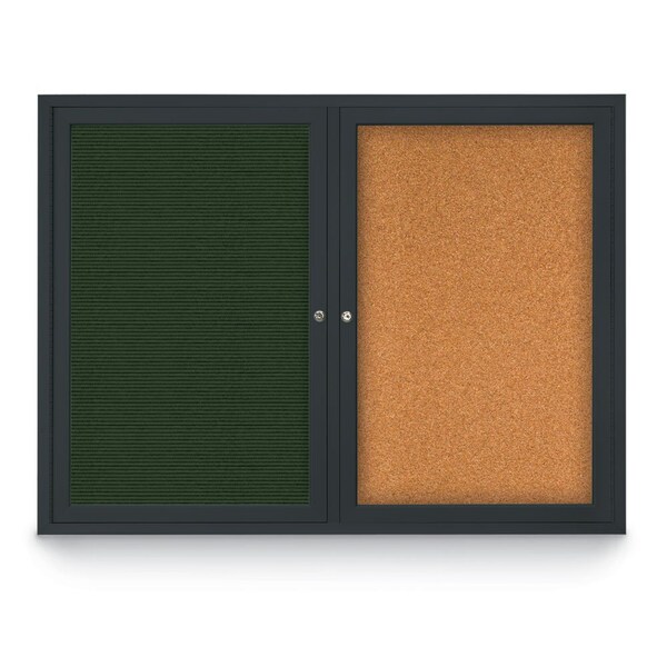 Corkboard, Cork Backing/Satin, 72" X36"